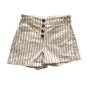 Old Navy Striped white shorts‎ Size 0